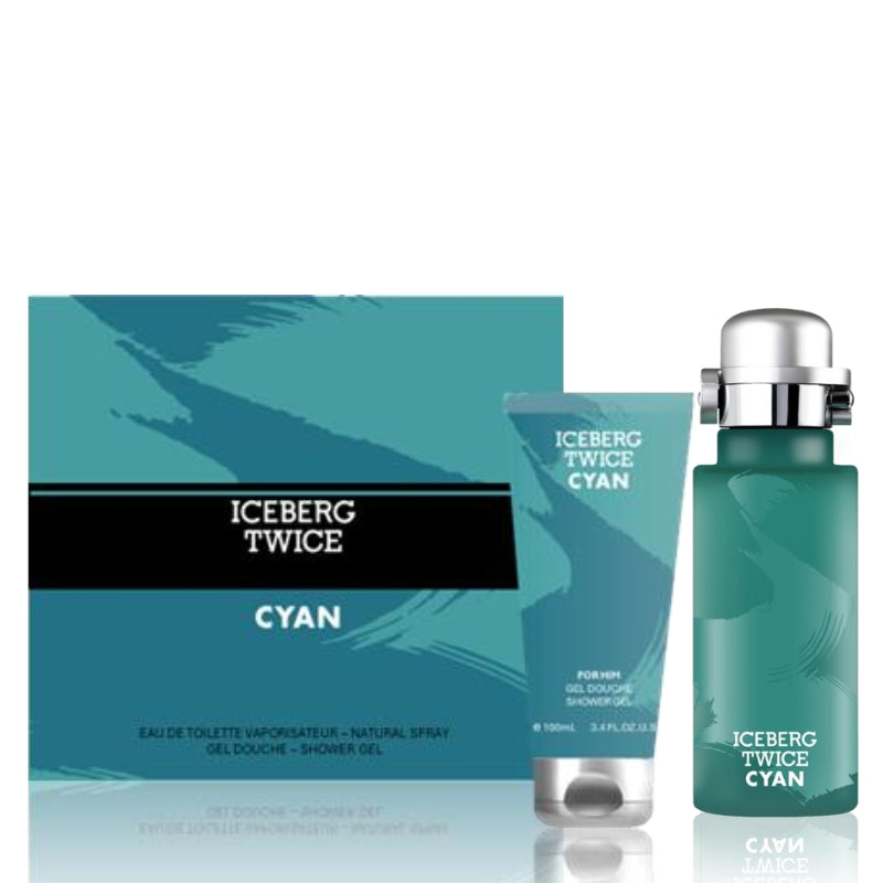 Iceberg Cofanetto Regalo Twice Cyano Eau De Toilette 125ML E Gel Doccia 100 ML