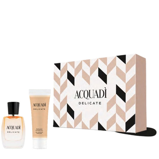 Acquadi Cofanetto Regalo Delicate Eau De Toilette 30 ML E Doccia Gel 60 ML