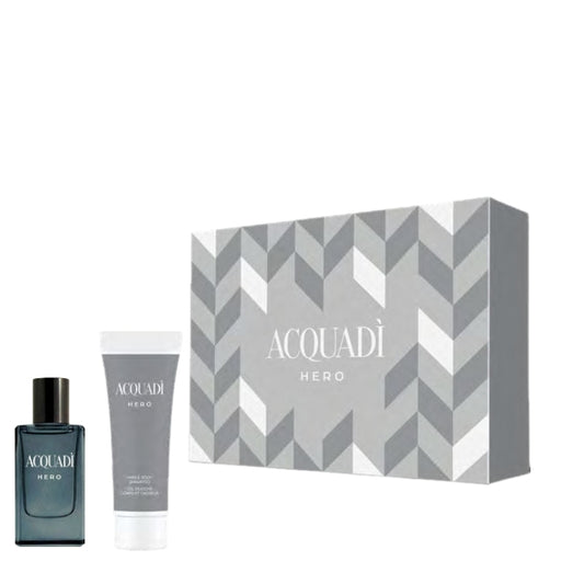 Acquadi Cofanetto Regalo Hero Eau De Toilette 30 ML E Doccia Shampoo 60 ML