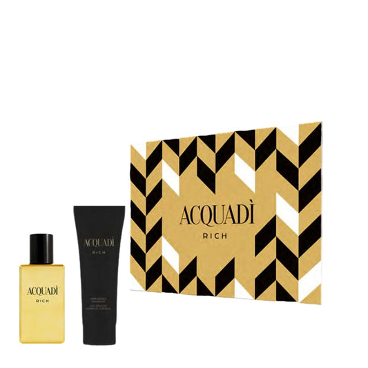 Acquadi Cofanetto Regalo Rich Eau De Toilette 30 ML E Doccia Shampoo 60 ML
