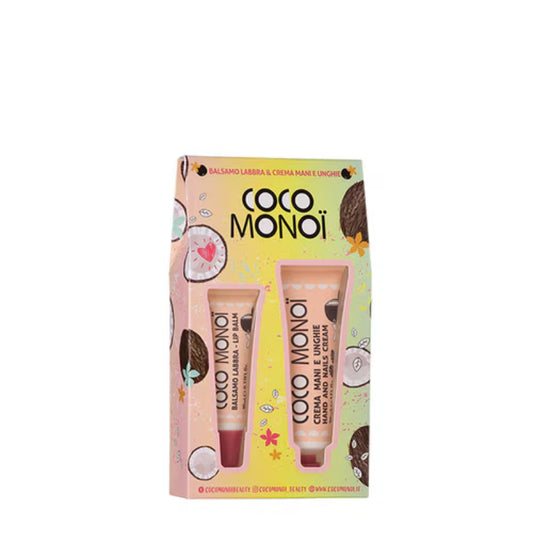 Coco Monoi Cofanetto Regalo Balsamo Labbra E Crema Mani E Unghie 30 ML