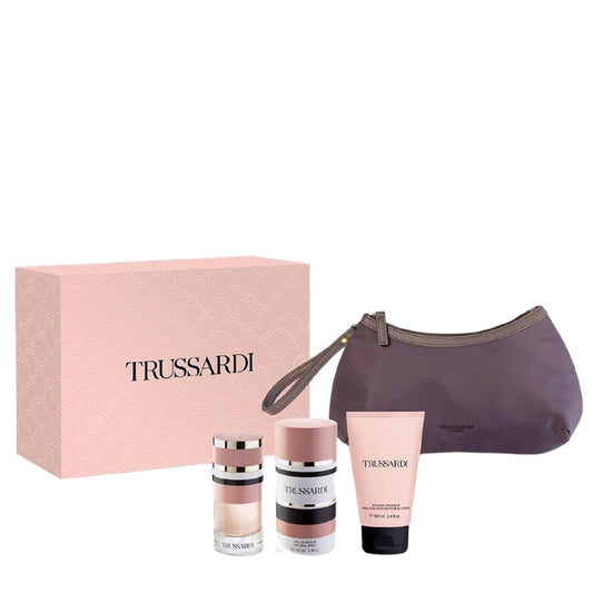 Trussardi Cofanetto Regalo Eau De Parfum 90 ML, Latte Corpo 100 ML E Beauty