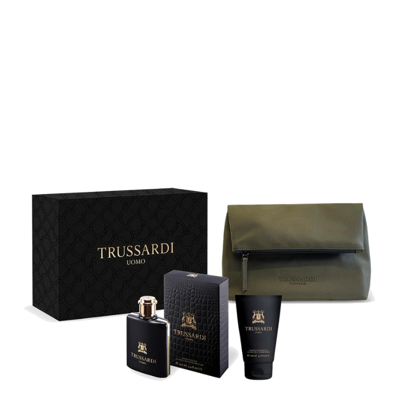 Trussardi Cofanetto Regalo Uomo Eau De Toilette 100 ML, Doccia Shampoo 100 ML E Beauty