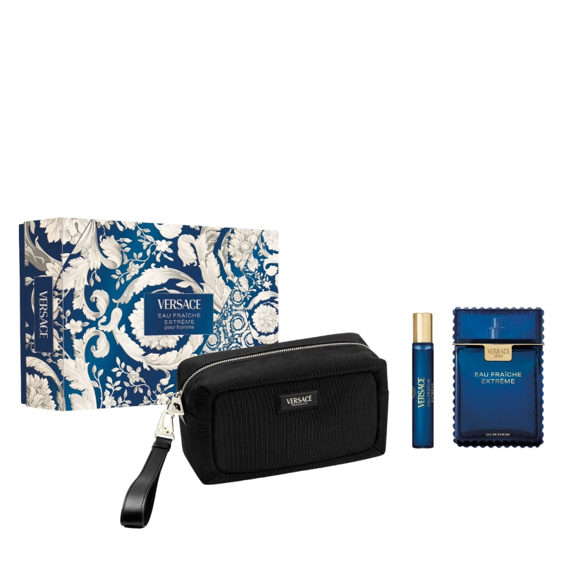 Versace Cofanetto Regalo Eau Fraiche Extreme Eau De Parfum 100 ML, Mini Eau De Parfum 10 ML E Beauty