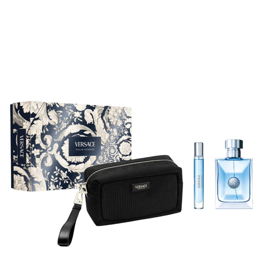 Versace Cofanetto Regalo Pour Homme Eau De Toilette 100 ML, Mini Eau De Toilette 10 ML E Beauty