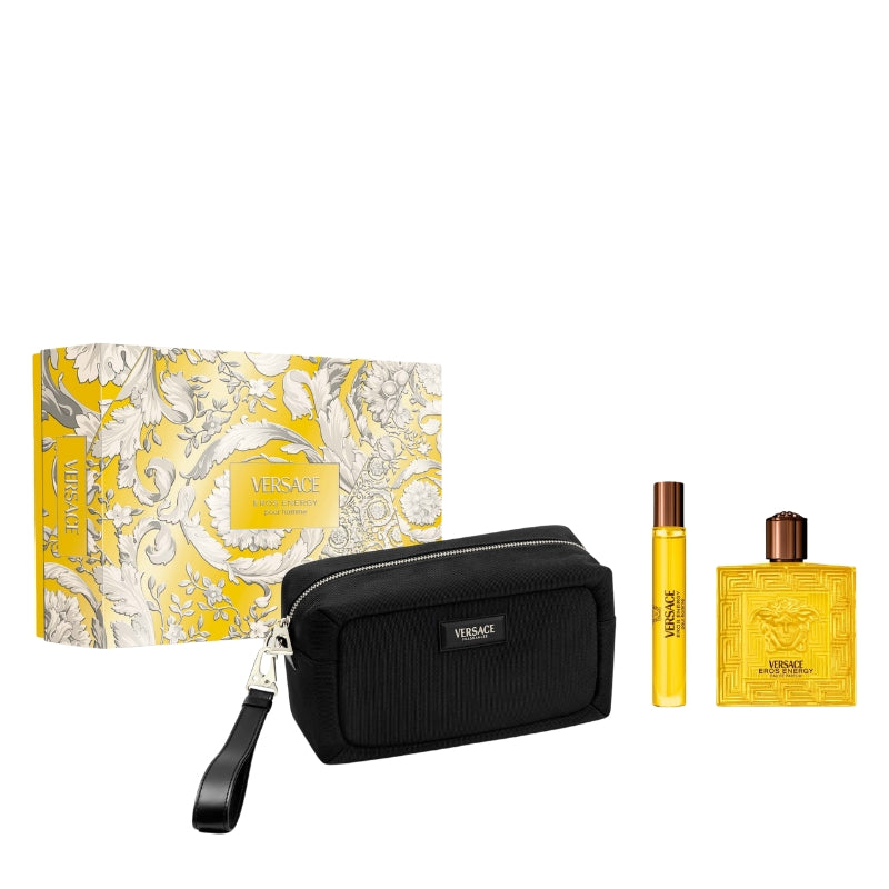 Versace Cofanetto Regalo Eros Energy Eau De Parfum 100 ML, Mini Eau De Parfum 10 ML E Beauty