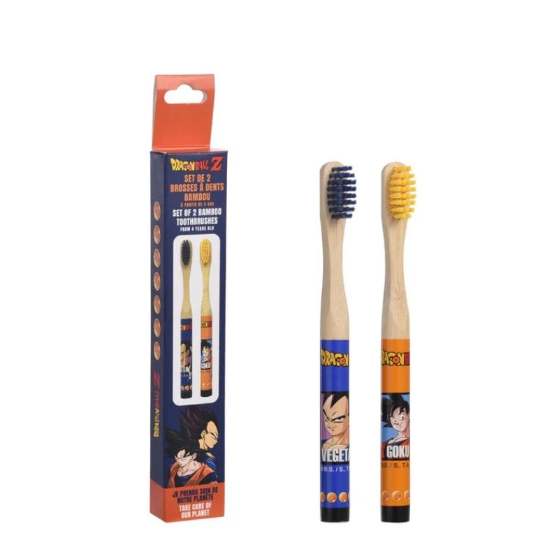 Dragon Ball Z Kit 2 Spazzolini Setole Bamboo