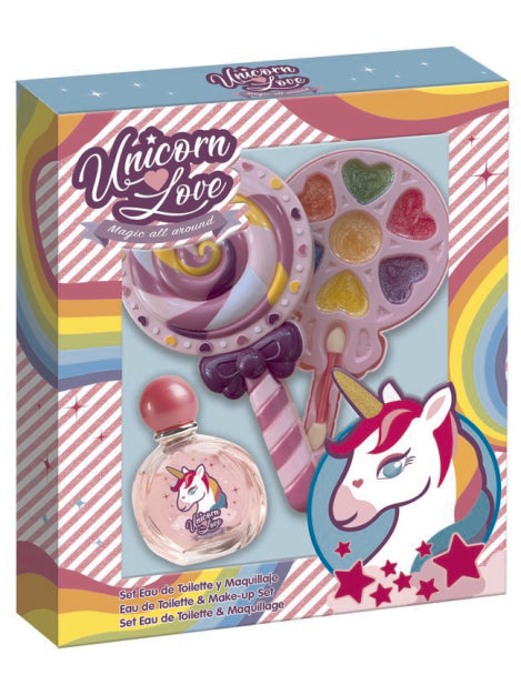 Unicorn Love Cofanetto Regalo Eau De Toilette 50 ML E Trousse Lollipop