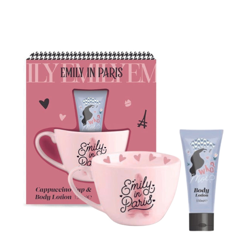 Emily Cofanetto Regalo Tazza Cappuccino E Latte Corpo 150 ML CS7759