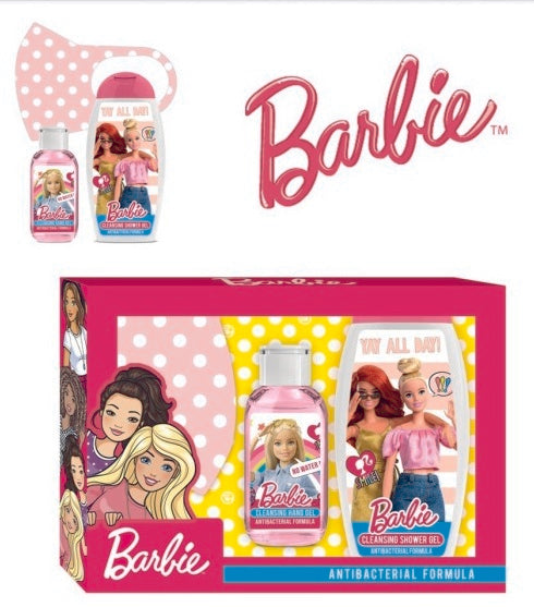 Barbie Cofanetto Regalo Doccia, Gel Igienizzante E Mascherina