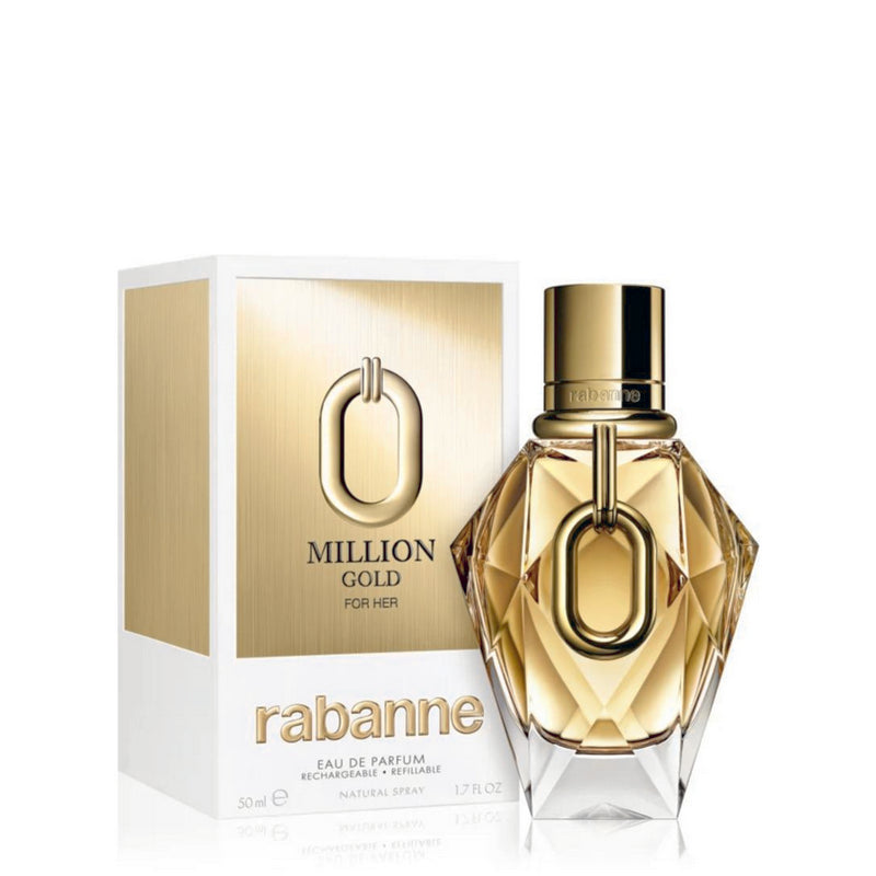 Rabanne Million Gold Donna Eau De Parfum 50 ML Ricaricabile