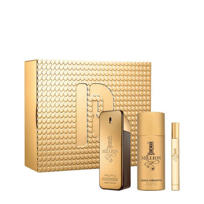 Rabanne 1 Million Eau De Toilette 100 ML + Deo Spray 150 ML + Mini 10 ML