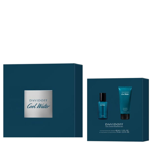 Davidoff Cofanetto Regalo Cool Water Man Eau De Toilette 40 ML E Doccia 75 ML
