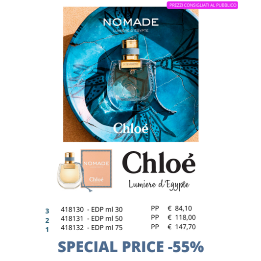 Pacchetto SPECIAL PRICE Chloè Luimière d'Egypte Eau de Parfum