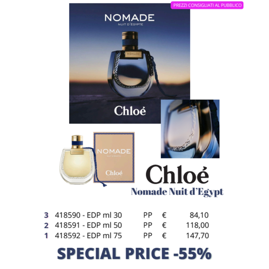 Pacchetto SPECIAL PRICE Chloè Nomade Nuit d'Egypte Eau de Parfum