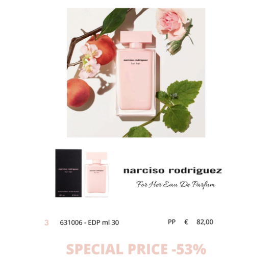 Pacchetto SPECIAL PRICE Narciso Rodriguez For Her Eau de Pafrum 30ml