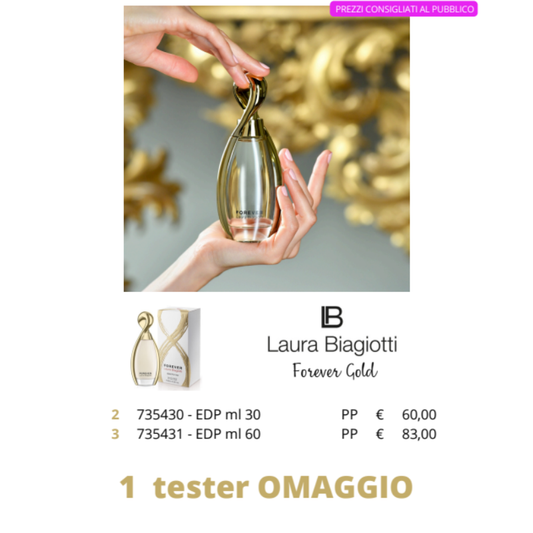 Pacchetto TESTER Laura Biagiotti Forever Gold Donna Eau De Parfum